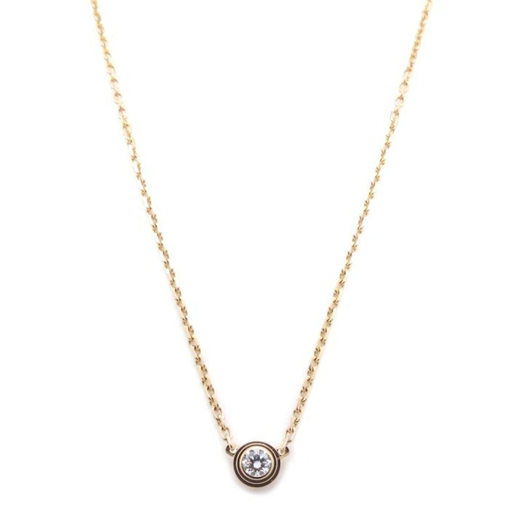 CARTIER Damour Pendant Brilliant Cut Diamond Mini XS Diamants Légers Necklace...